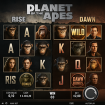 Spinit - Planet of the Apes Slot - Dual Reels Casino Game